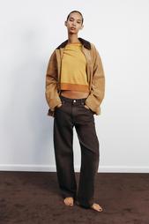 MID-WAIST SLOUCHY JEANS WITH BELT LOOPS