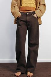 MID-WAIST SLOUCHY JEANS WITH BELT LOOPS