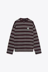 STRIPED EMBROIDERED T-SHIRT