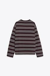 STRIPED EMBROIDERED T-SHIRT