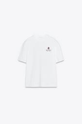 T-SHIRT WITH CONTRAST SLOGAN