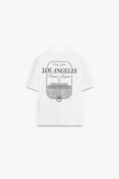 T-SHIRT WITH CONTRAST SLOGAN