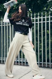 TOP WITH EMBROIDERED FRONT