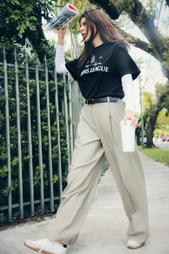 TOP WITH EMBROIDERED FRONT
