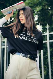 TOP WITH EMBROIDERED FRONT