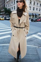 ZW COLLECTION WATER-REPELLENT OVERSIZE TRENCH COAT