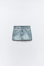 DENIM TRF MINI SKIRT