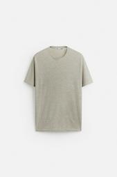 STRIPED TEXTURED T-SHIRT