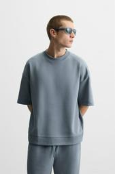 INTERLOCK TEXTURED SWEATSHIRT