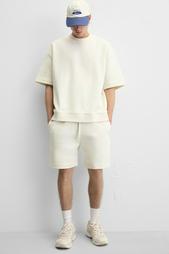 INTERLOCK TEXTURED BERMUDA SHORTS