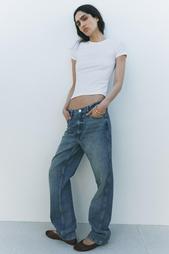 ZW COLLECTION STRAIGHT HIGH-WAIST JEANS