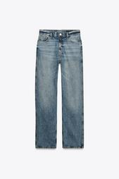 ZW COLLECTION STRAIGHT HIGH-WAIST JEANS