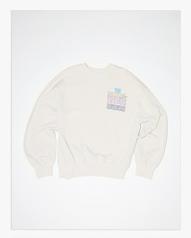 FADED SLOGAN SWEATSHIRT