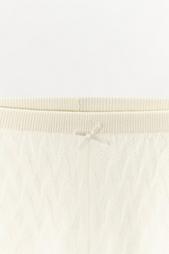 POINTELLE KNIT SHORTS WITH BOW