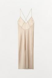 LONG SLIP DRESS WITH MULTI-POSITION STRAPS