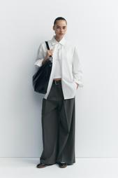 TROUSERS WITH DOUBLE PLEAT