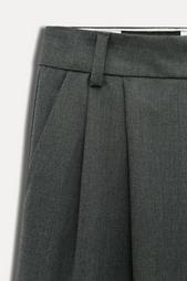 TROUSERS WITH DOUBLE PLEAT