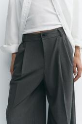 TROUSERS WITH DOUBLE PLEAT