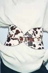 ANIMAL PRINT WAIST BELT