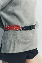 MULTICOLOURED STUDDED BELT