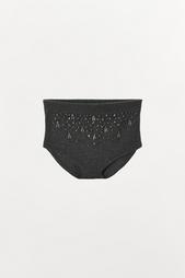 BEADED DIAMANTÉ KNIT SHORTS