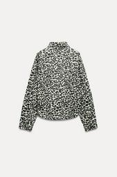 Z1975 DENIM ANIMAL PRINT JACKET