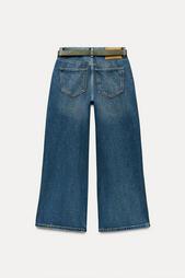 Z1975 HIGH-WAIST CULOTTE JEANS WITH BELT