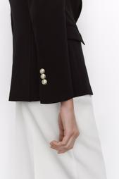 FITTED BLAZER WITH SHOULDER PADS