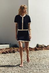 KNIT MINI SKIRT