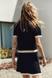 KNIT MINI SKIRT