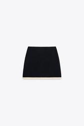 KNIT MINI SKIRT