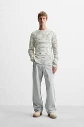 IRREGULAR JACQUARD SWEATER