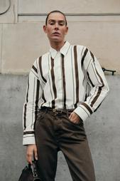 STRIPED POPLIN SHIRT