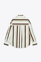 STRIPED POPLIN SHIRT