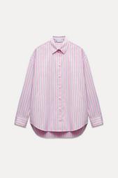 STRIPED POPLIN SHIRT