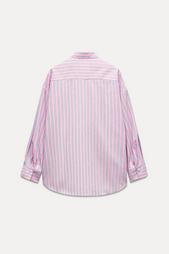 STRIPED POPLIN SHIRT