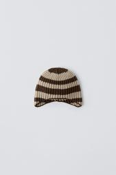 STRIPED KNITTED HAT