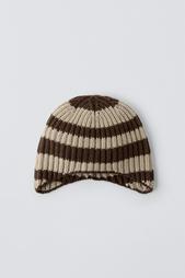 STRIPED KNITTED HAT