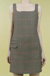 ZW COLLECTION SHORT CHECK DRESS