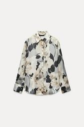 PRINTED SATIN SHIRT