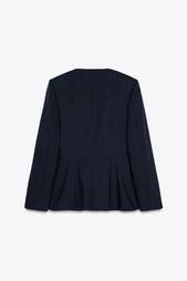 FITTED ROUND NECK BLAZER