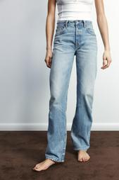 TRF STRAIGHT-LEG MID-RISE JEANS