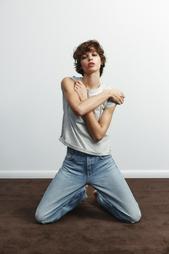 TRF STRAIGHT-LEG MID-RISE JEANS