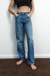 TRF STRAIGHT-LEG MID-RISE JEANS