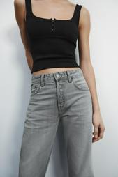 TRF STRAIGHT-LEG MID-RISE JEANS