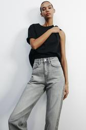 TRF MOM FIT HIGH-WAIST JEANS
