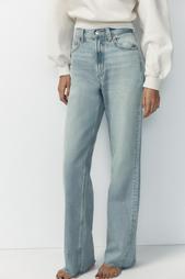 TRF HIGH-WAIST WIDE-LEG FULL-LENGTH JEANS