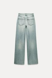 TRF HIGH-WAIST WIDE-LEG FULL-LENGTH JEANS