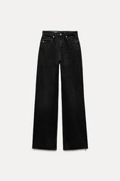 TRF HIGH-WAIST WIDE-LEG FULL-LENGTH JEANS