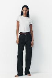 TRF HIGH-WAIST WIDE-LEG FULL-LENGTH JEANS